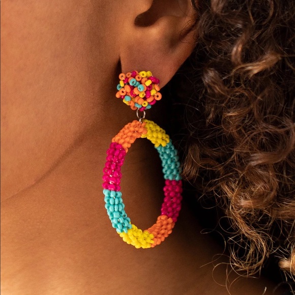 paparazzi Jewelry - Be All You Can BEAD - multi - Paparazzi earrings